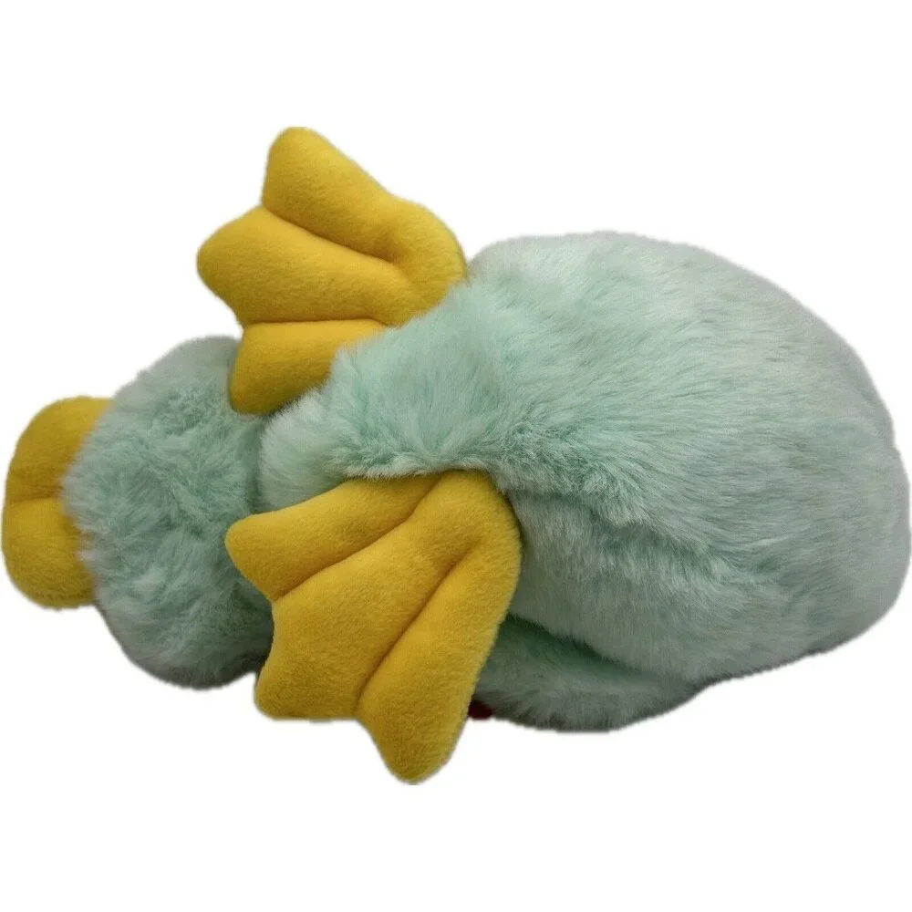Vtg Commonwealth Duck Platypus Stuffed Animal Plush Polka Dot Bow Green RARE '93